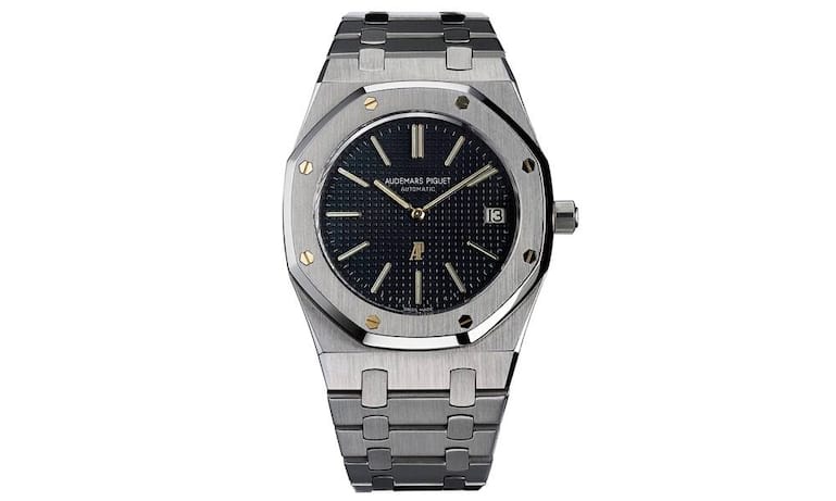 Audemars Piguet: Mit Stahlgehäuse, achteckiger Lünette, «Tapisserie»-Zifferblatt und integriertem Armband war die Royal Oak 1972 etwas nie Dagewesenes. Heute gilt sie als Legende der Moderne.