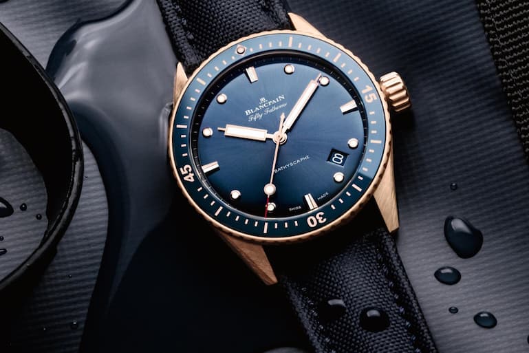 Fifty Fathoms von Blancpain.