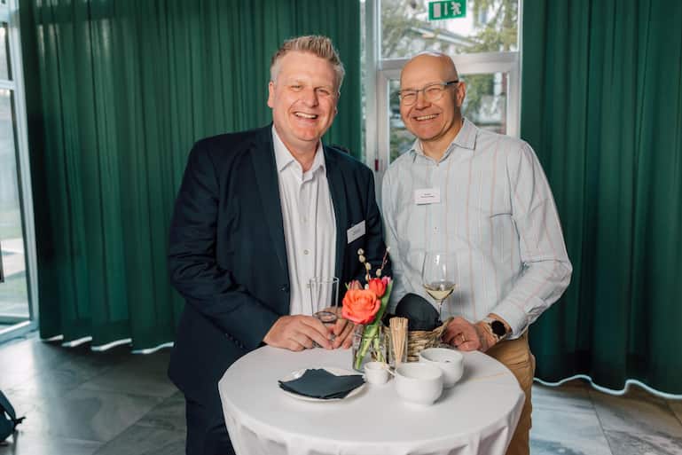 Paul Berchtold, Verlingue AG; Christian Hunziker, SwissICT.