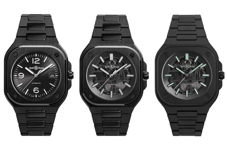 Bell & Ross BR 05 Inspiriert von der Instrumententafel, mit 41-mm-Gehäuse aus schwarzer Keramik und freiem Blick aufs Kaliber, hat diese Uhr das Zeug zum Signature Piece. 8600 Fr.
