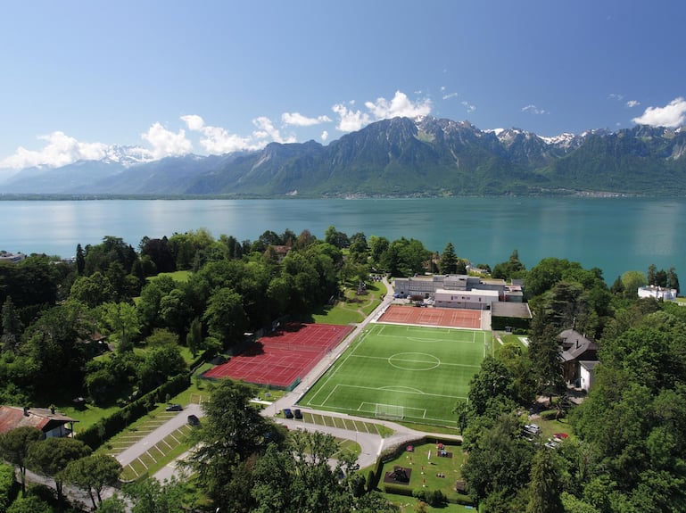 Der Campus der St. Georges International School in Montreux VD.