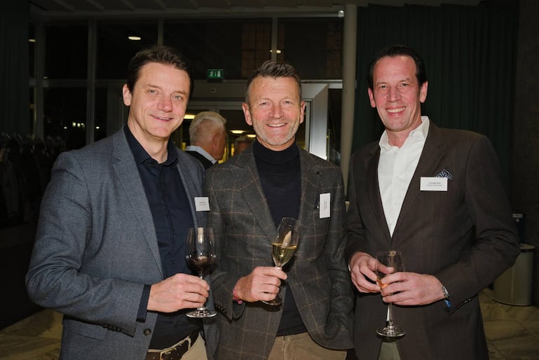 Carsten Jochem, Cornèr Bank AG; Philipp Wetzel, Amag Lab; Christoph Haas, Kamps Switzerland.