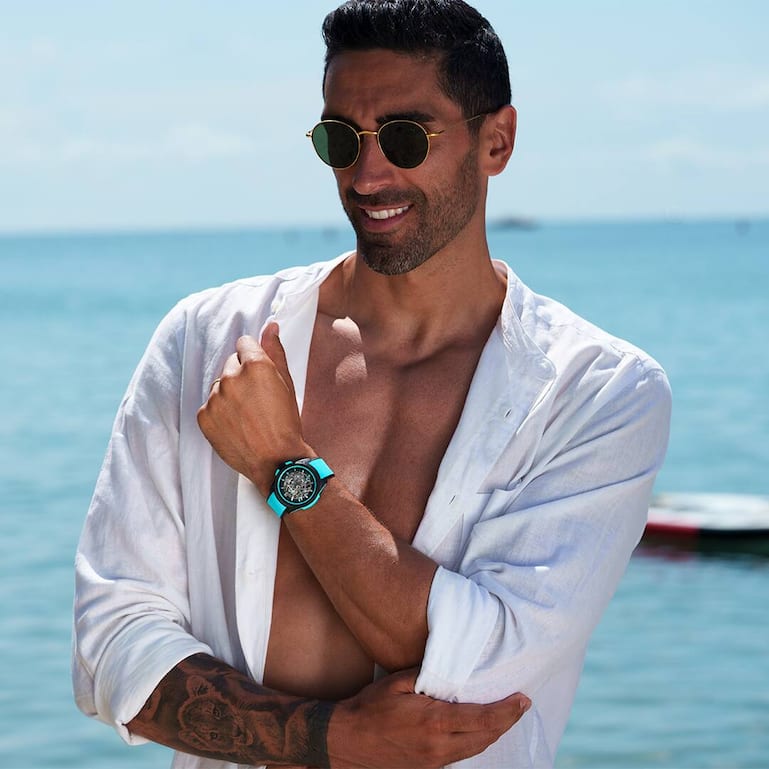 Der italienische Superschwimmer Filippo Magnini ist neuer Norqain-Ambassador.