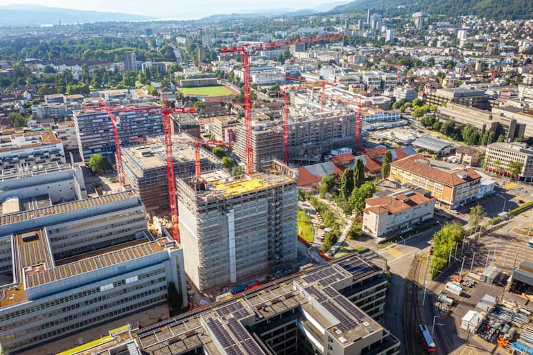 Das Ersatzneubauprojekt in Altstetten im Koch-Quartier ist bereits im Bau.