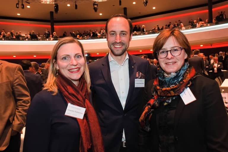 Alexandra Thalhammer, Senior Consultant, Burson-Marsteller AG;Christian Wasserfallen, Nationalrat; Karin Stöckli, Public Affairs, Swisscom AG