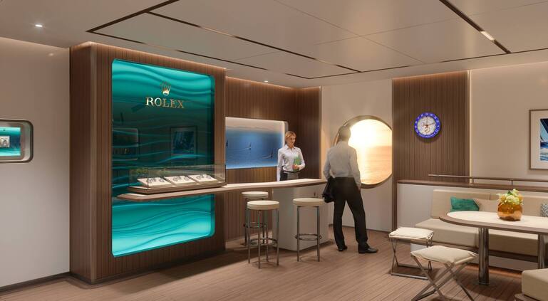 Rolex-Boutique auf Explora I