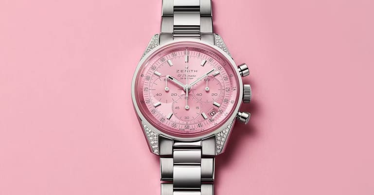 Zenith Chronomaster Original Pink 8818 Franken Second Hand