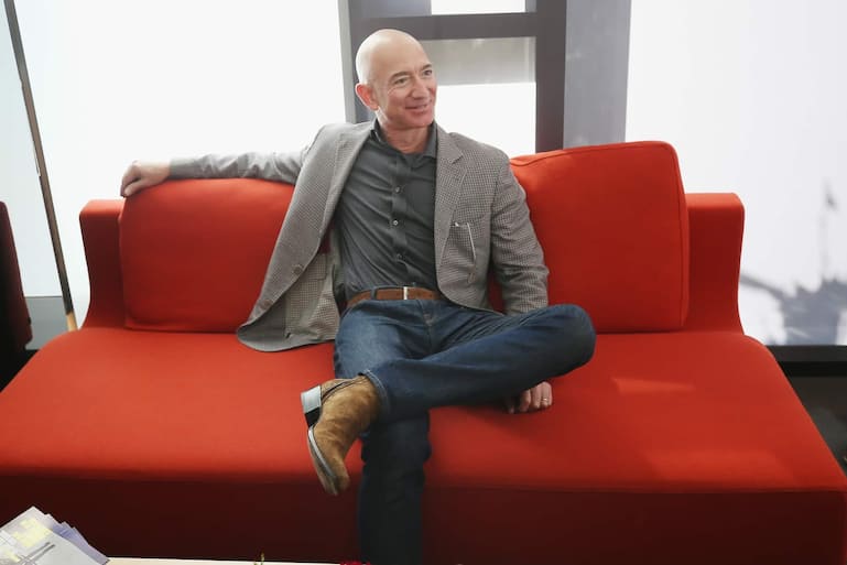 SAN FRANCISCO, CA - OCTOBER 15:  Jeff Bezos attends WIRED25 Summit: WIRED Celebrates 25th Anniversary With Tech Icons Of The Past & Future on October 15, 2018 in San Francisco, California.  (Photo by Phillip Faraone/Getty Images for WIRED25  )