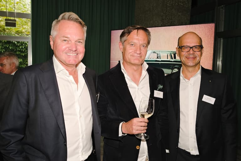 Daniel Spirig, Scalerise AG; Reto Giudicetti, RGSK GmbH; Simon Roth, Banque Pictet & Cie SA.