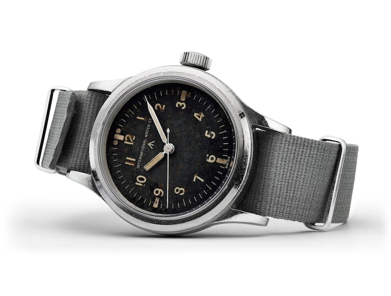 Die Vorbilder. Die erste Pilotenuhr von IWC aus dem Jahre 1936 Und die Navigators Wrist Watch Mk 11 für die Royal Air Force von 1948.