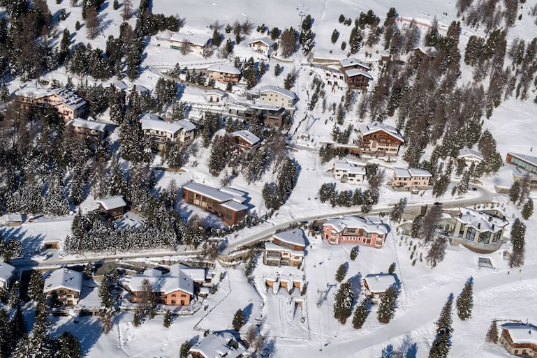 St. Moritz and the Engadine Valley by Air.Suvretta, Brattas, Saint Moritz City, Lake, Corvatsch, Sils, Silvaplana, Champfercopyright: fotoswiss.com/giancarlo cattaneo