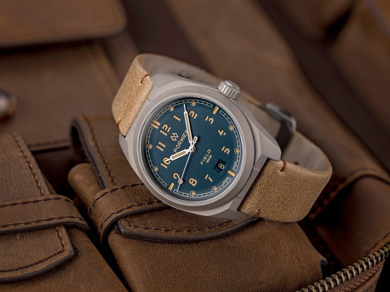 FORMEX Swiss Made Watches - Field 40 mm Automatic - Petrol Blue Dial.jpg