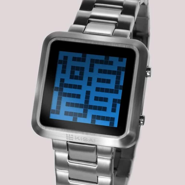 Tokyoflash Maze: Um die Zeit zu erkennen, muss man den Weg aus dem Labyrinth finden.
