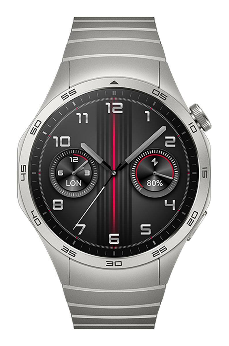 Smart, but nice: Die GT4 von Huawei mit Stahlband für 349 Franken.